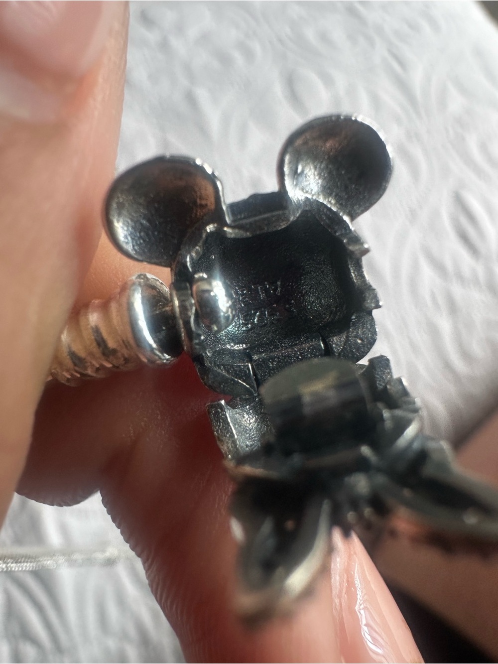 Disney Pandora Minnie Mouse Clasp Snake Chain Bracelet - Picture 4 of 8